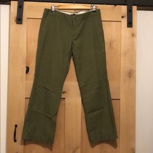 Size 8 short Olive Green Khakis